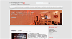 Desktop Screenshot of fenetre-sur-cour.com