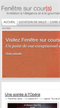Mobile Screenshot of fenetre-sur-cour.com